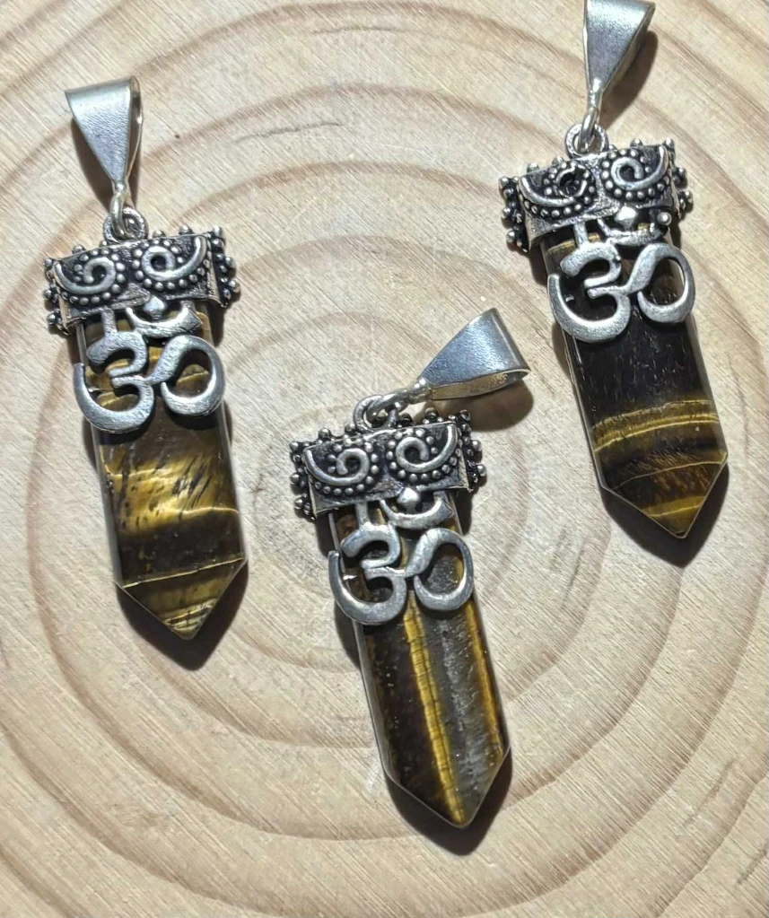 Pendentif Œil de tigre Ohm