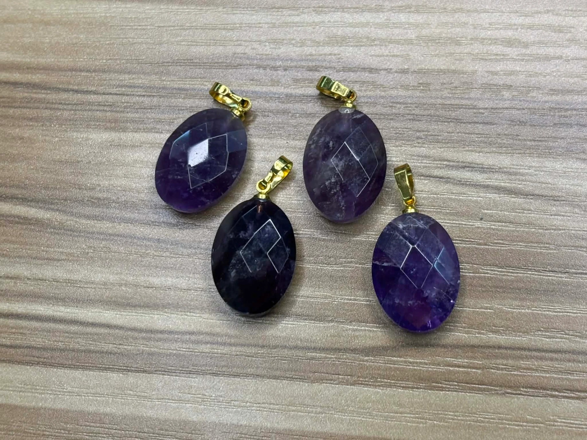 Pendentif Améthyste facettes