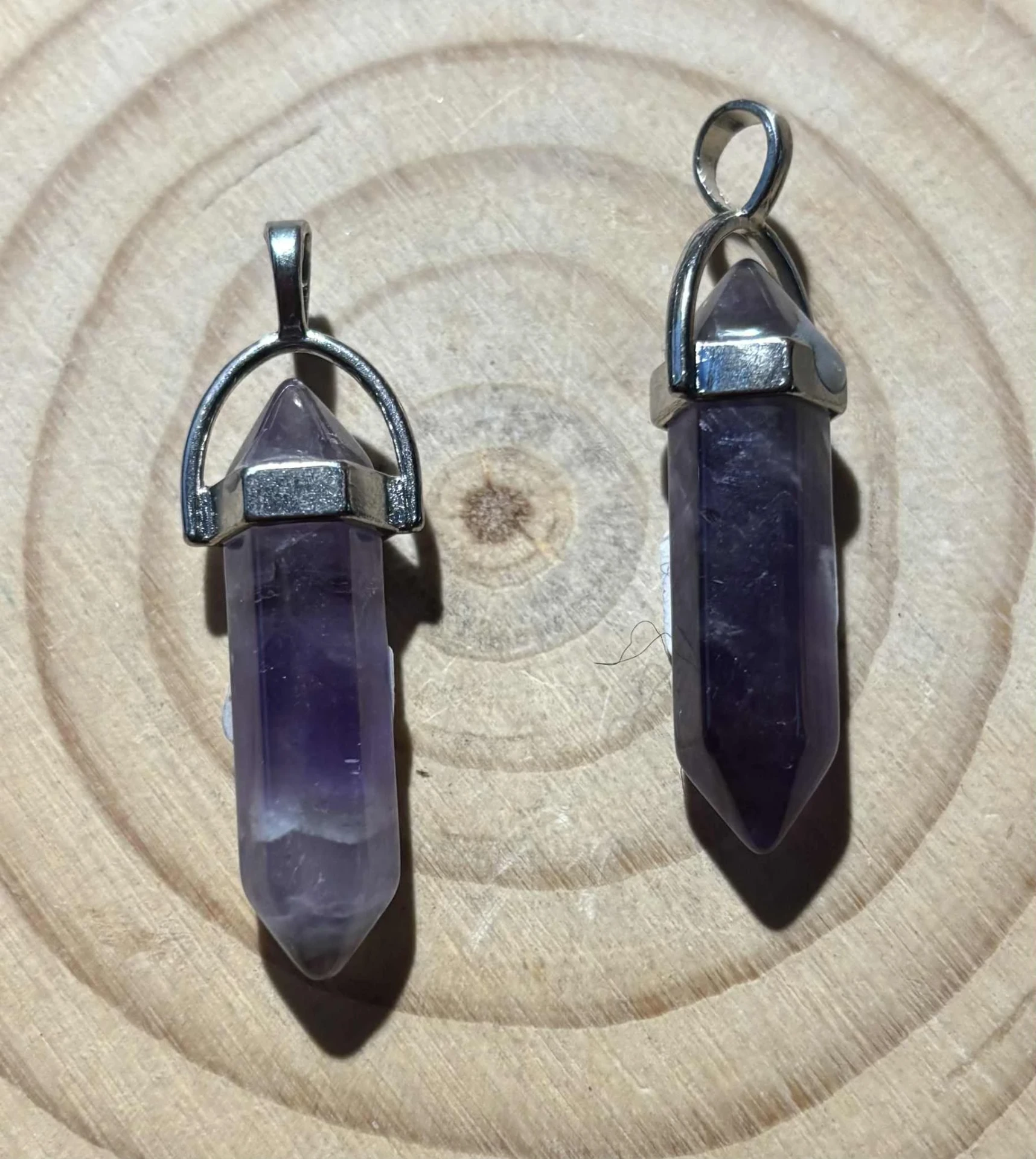 Pendentif Améthyste pointe