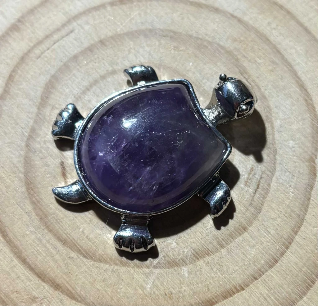 Pendentif Améthyste tortue
