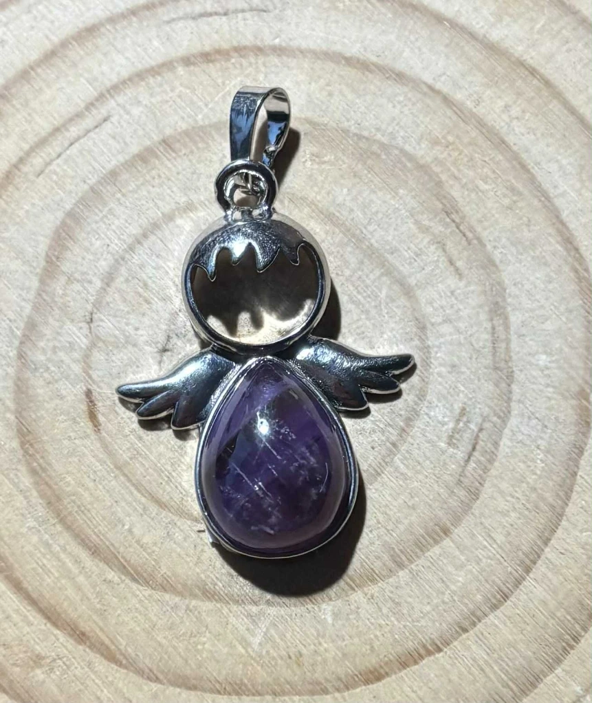 Pendentif Améthyste ange