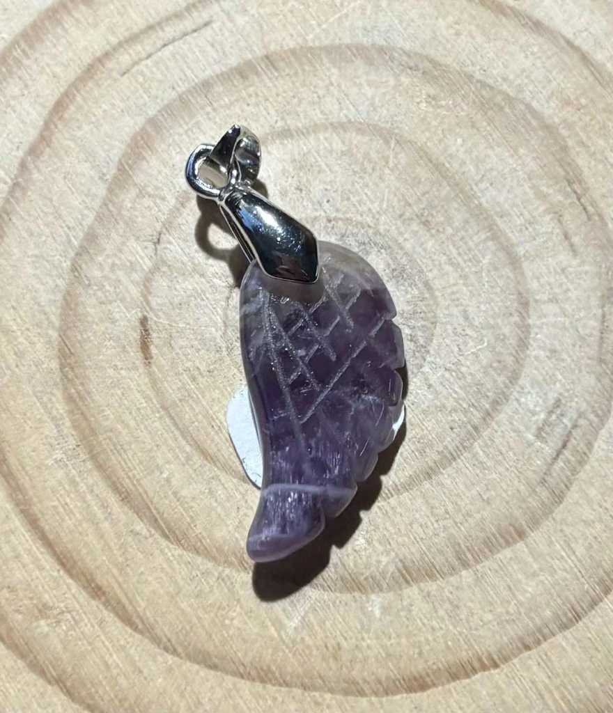 Pendentif Améthyste aile