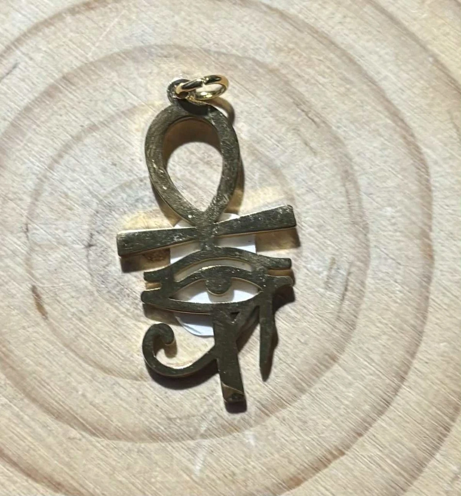 Pendentif Croix d'Anhk et œil