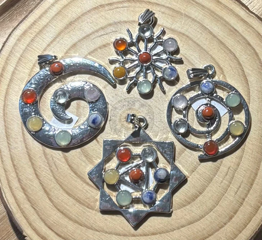 Pendentif Bouddha chakras