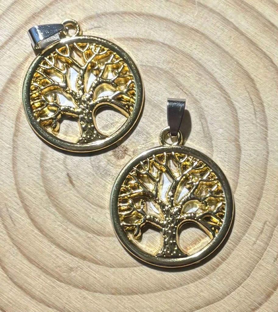 Pendentif Arbre de vie doré