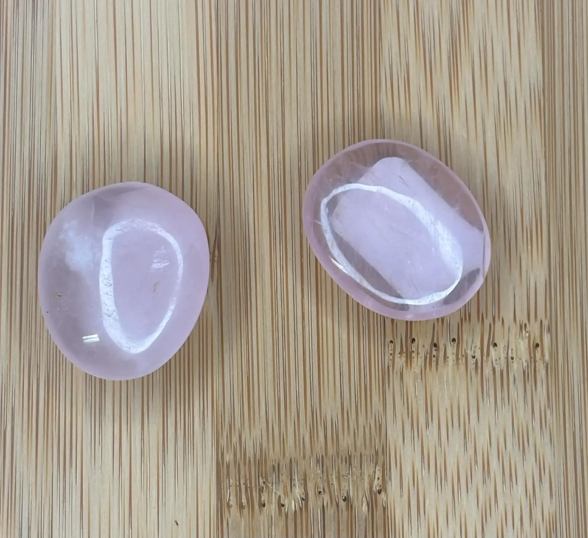 Quartz rose galet
