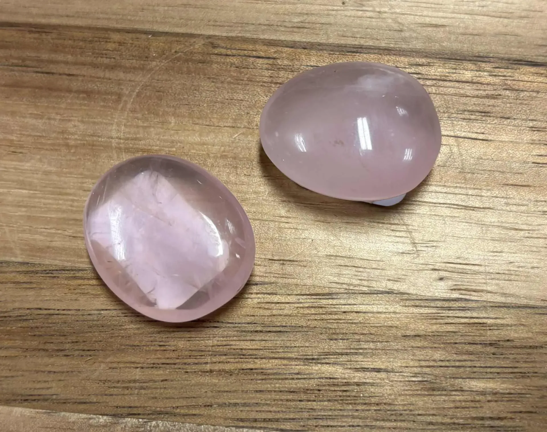 Quartz rose galet