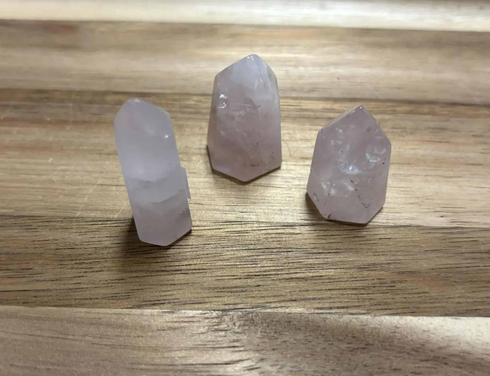 Quartz rose pointe