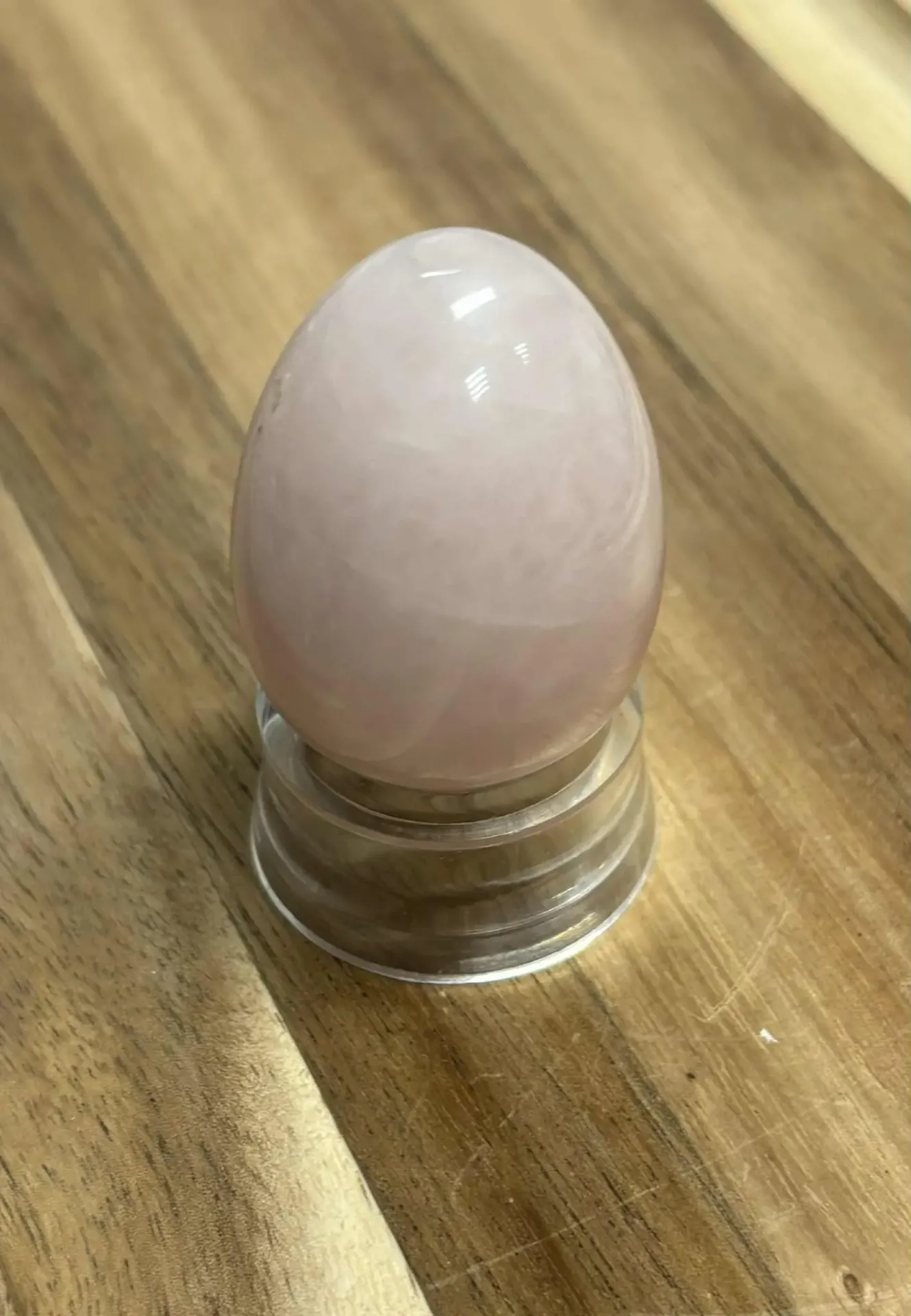 Quartz rose œuf de Yoni