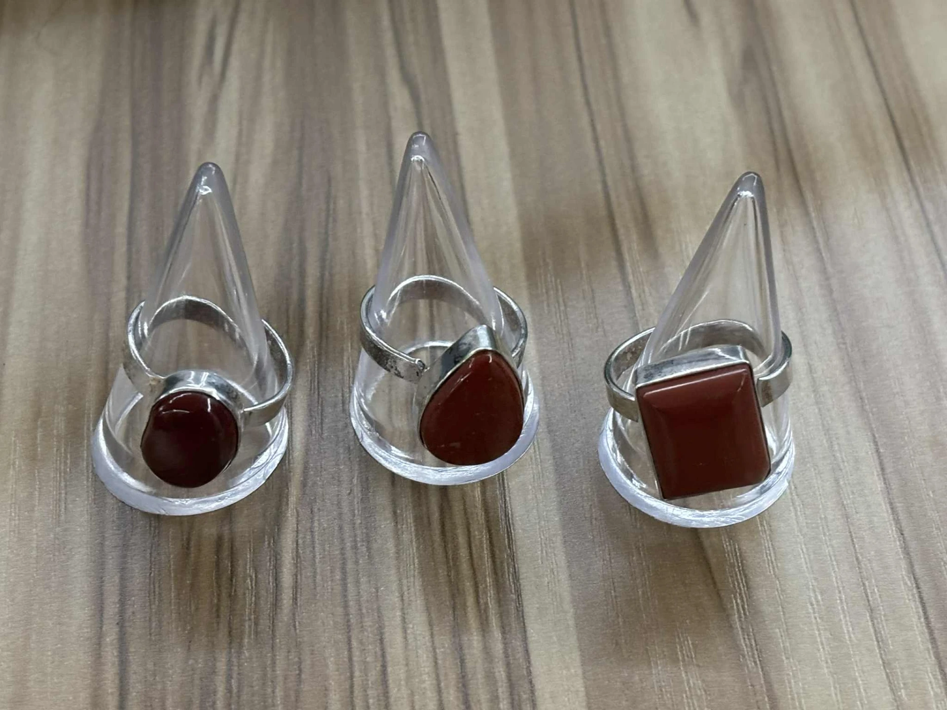 Bague Jaspe rouge