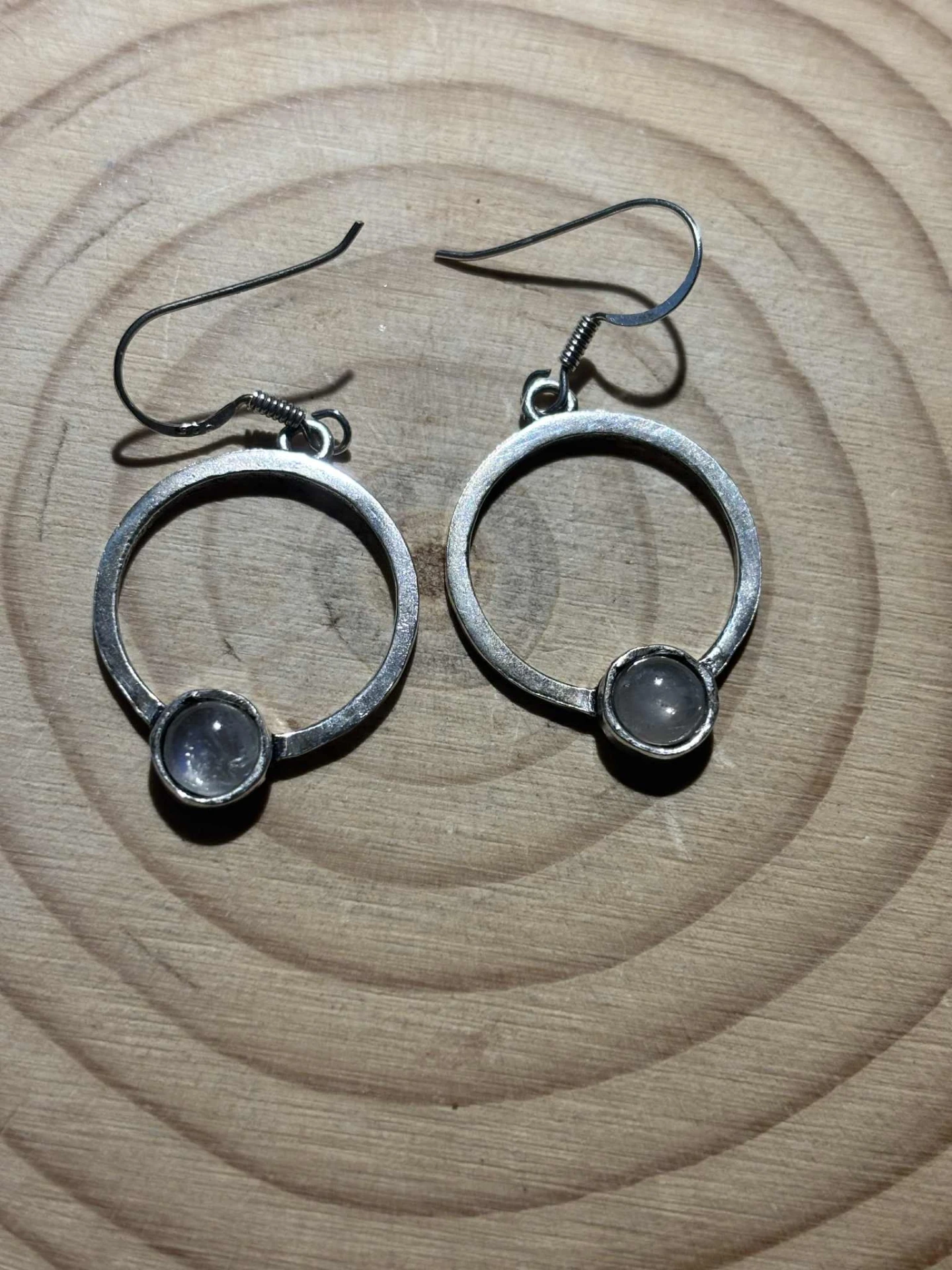 Boucle d'oreille Cristal de roche