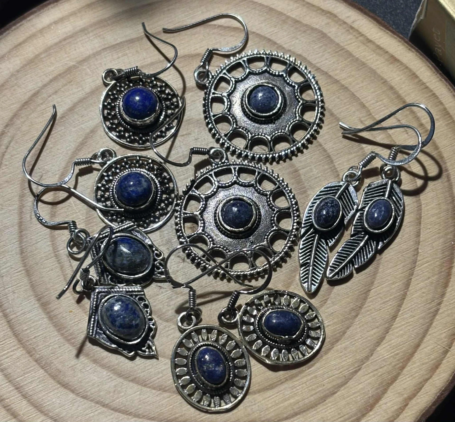 Boucle d'oreille Lapis Lazuli