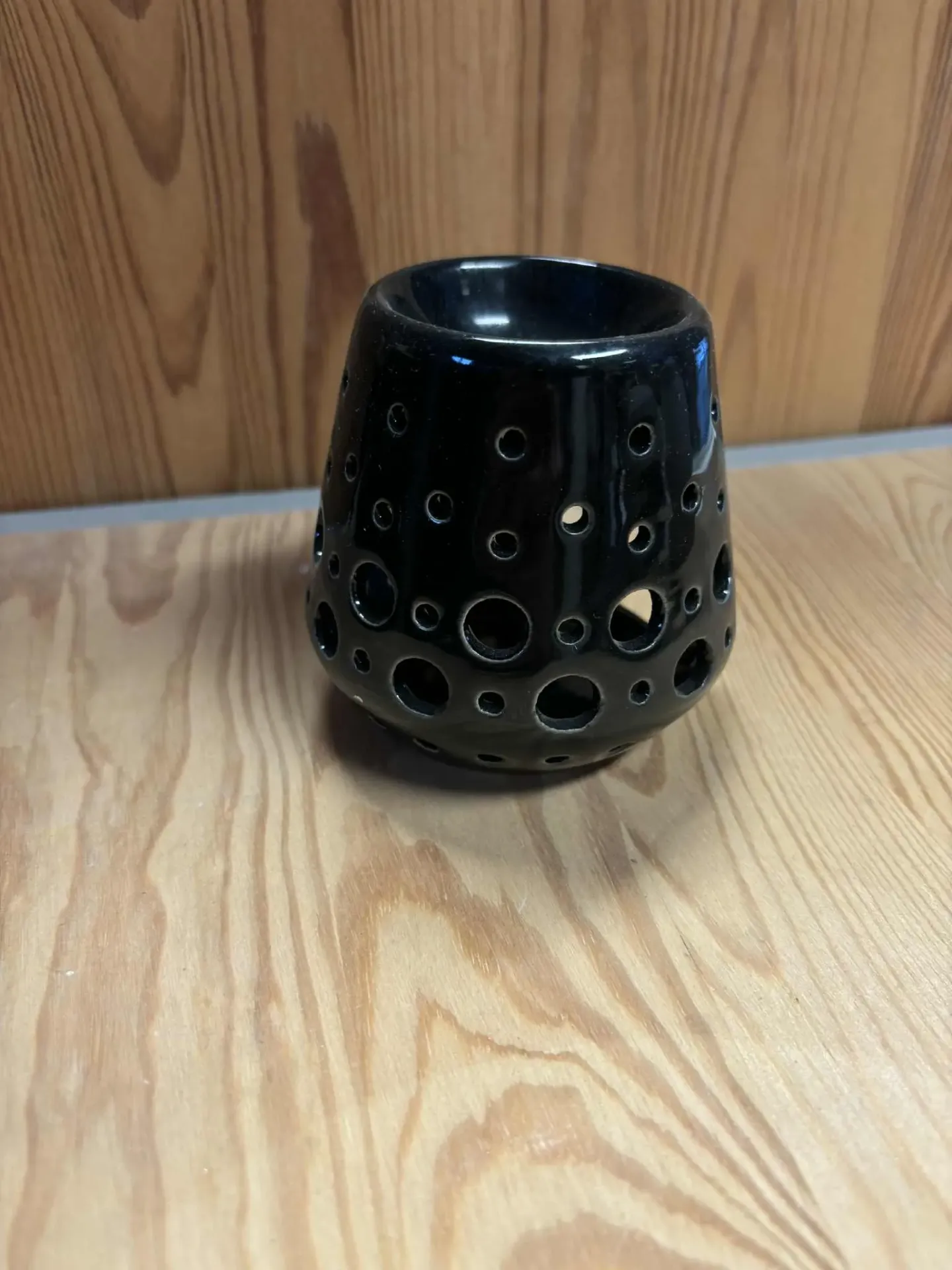 Brûle parfum céramique noir