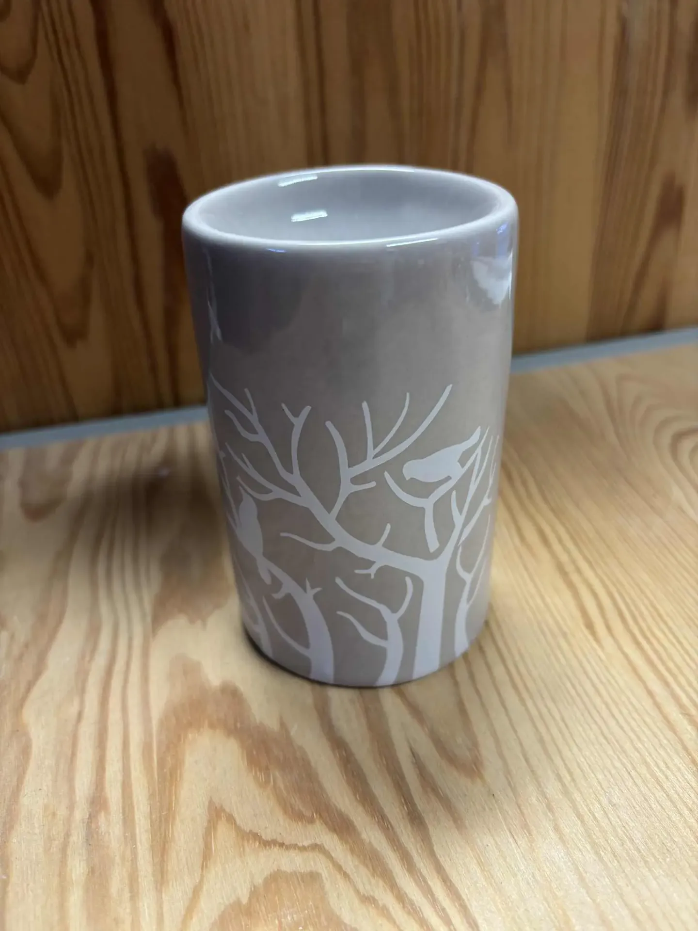 Brûle parfum céramique gris