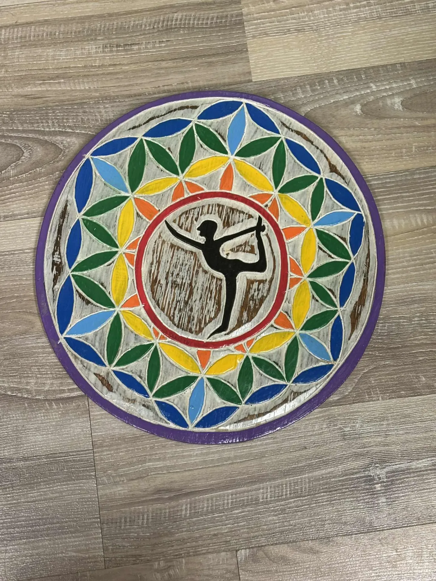 Panneau fleur de vie & chakras