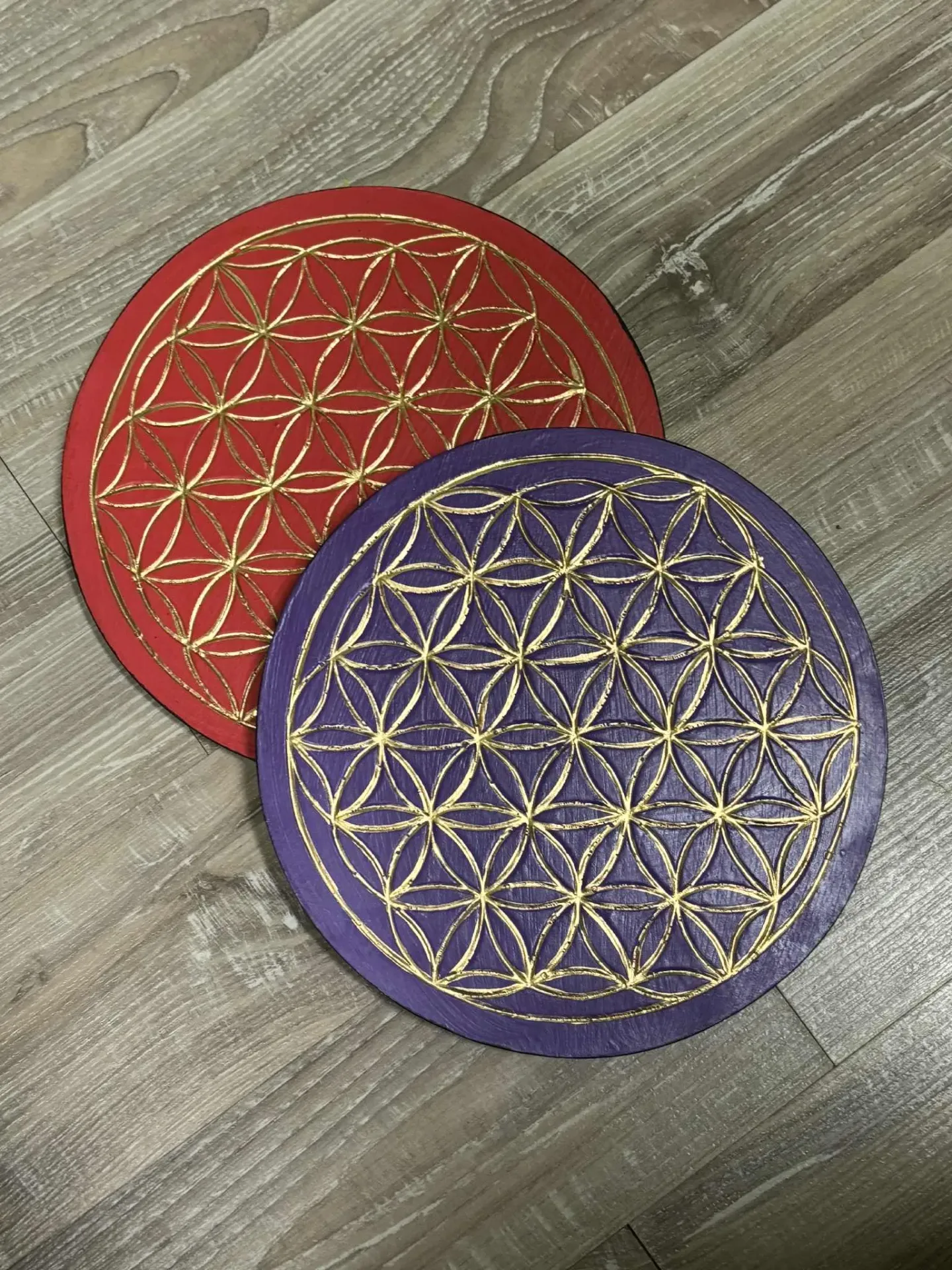 Panneau fleur de vie (plusieurs coloris)