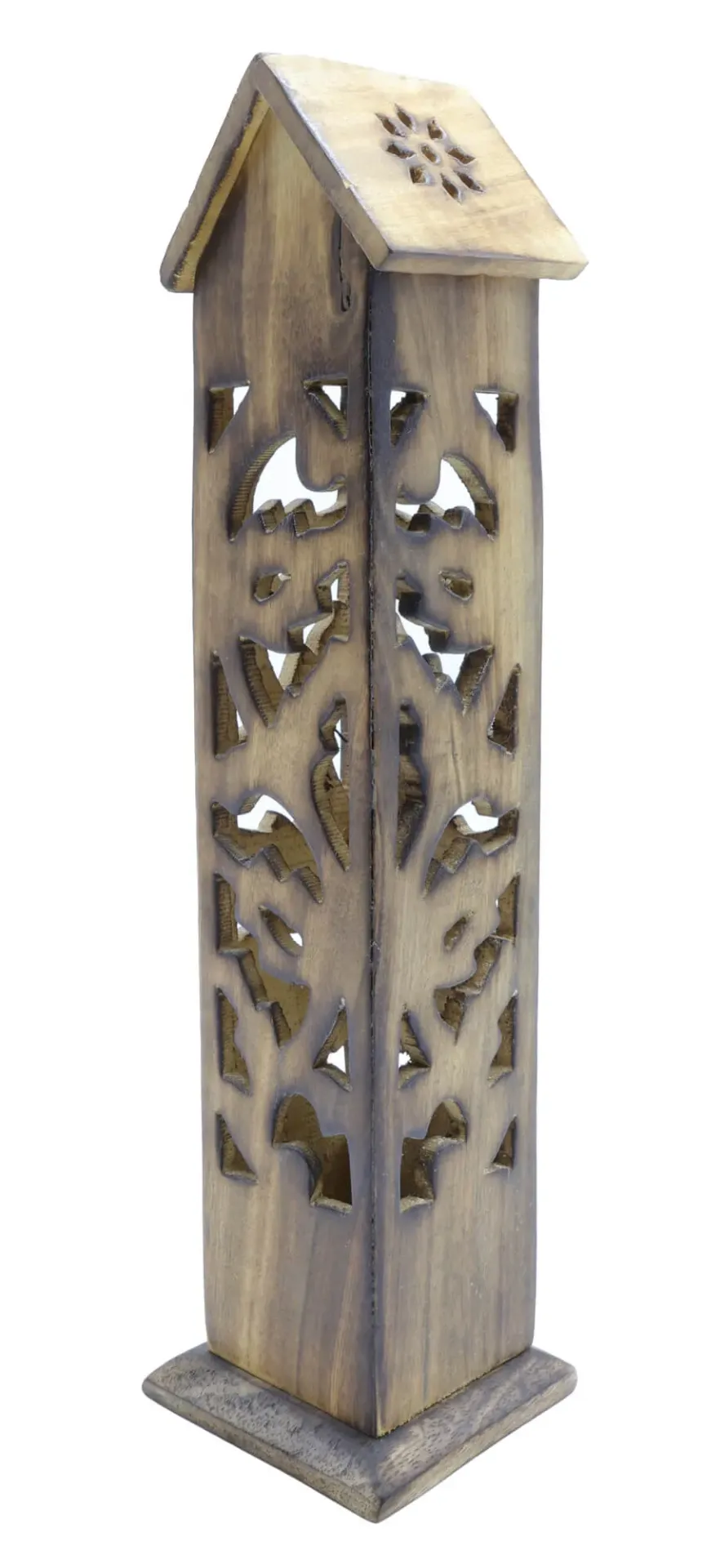 Porte encens Tour Niche en bois