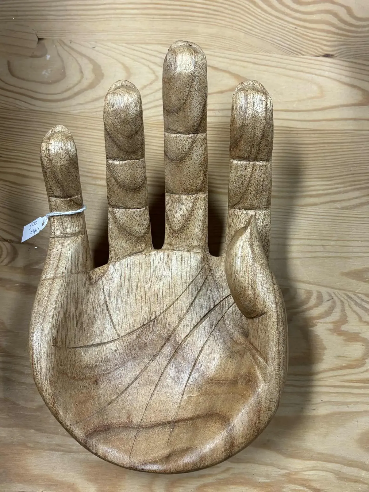 Main de bouddha en bois L
