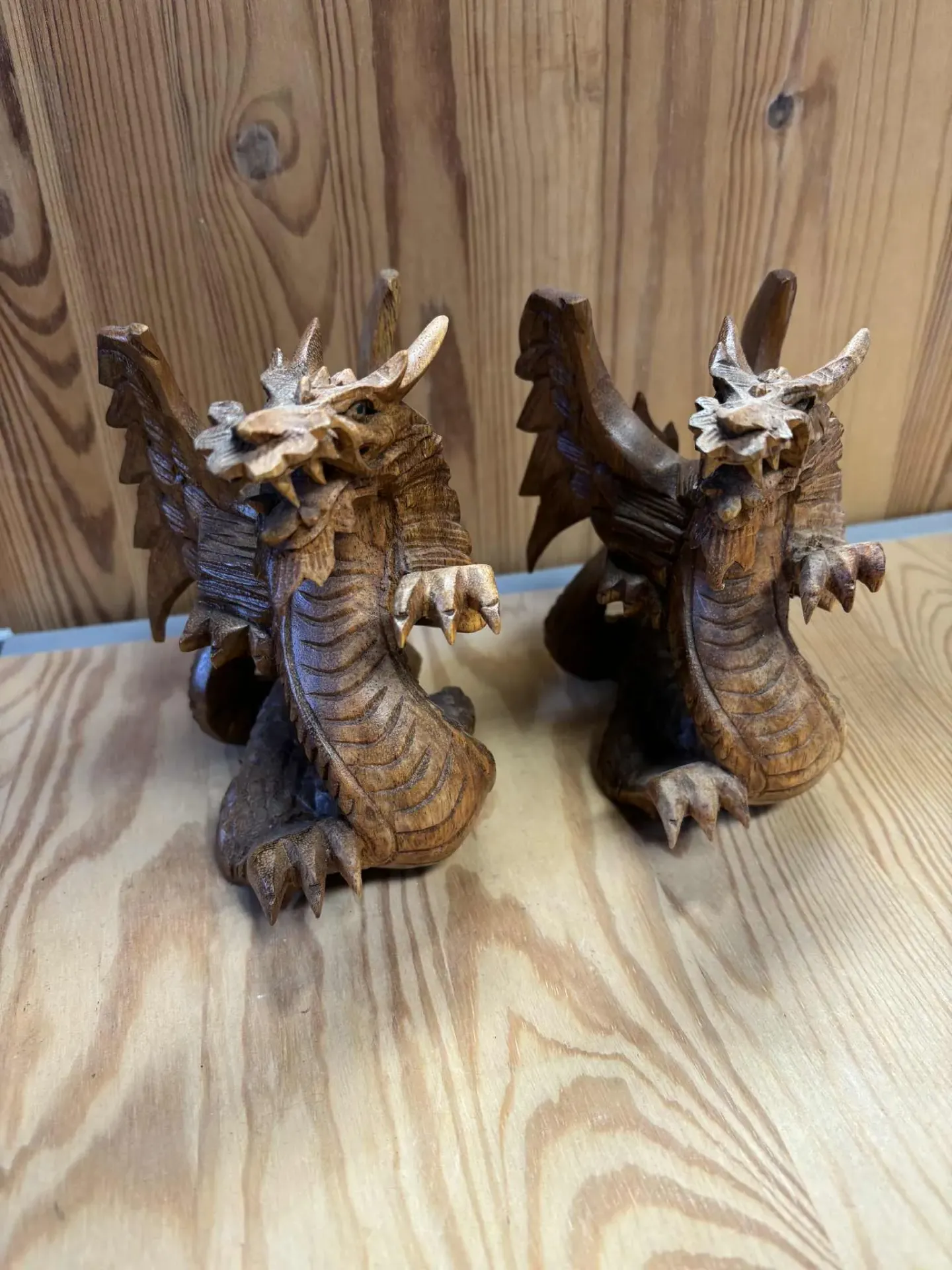 Dragon en bois S