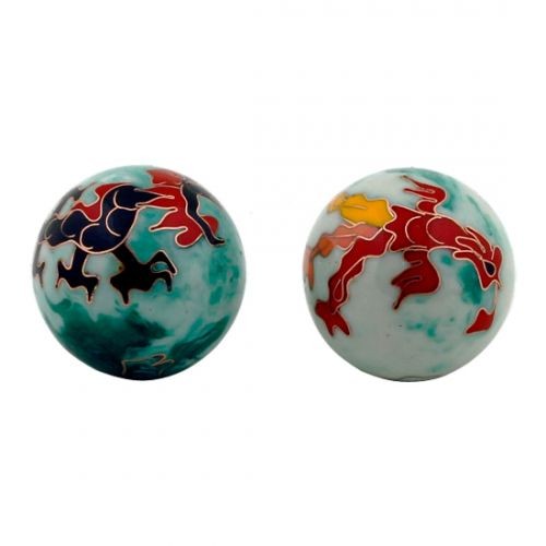 Boules de santé Qi Gong Phénix et dragon