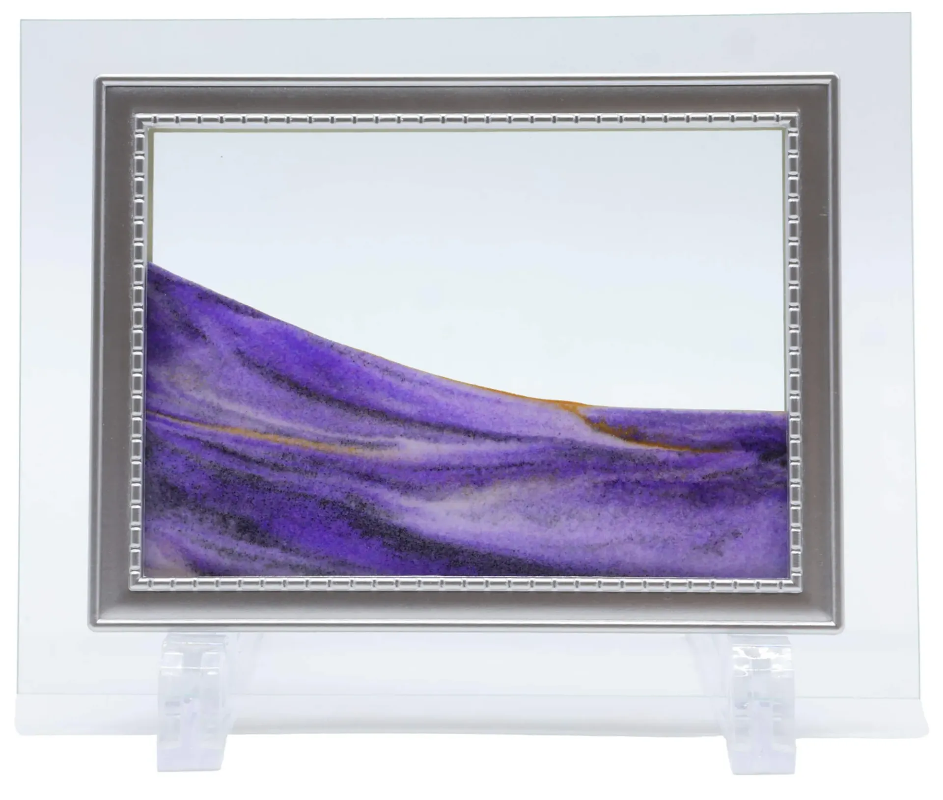 Tableau Sable Mouvant Verre violet