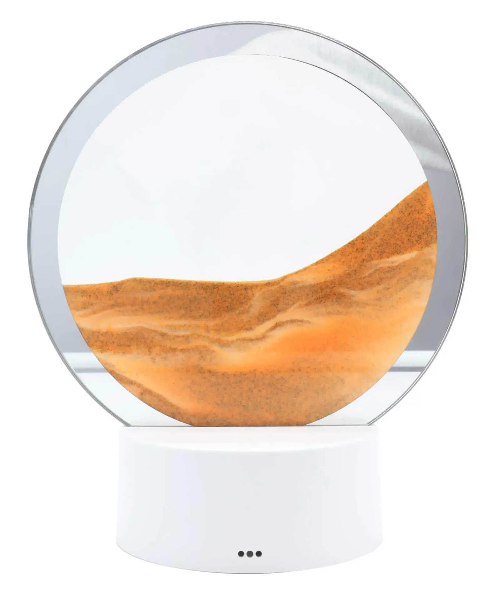 Lampe Sable Ronde orange
