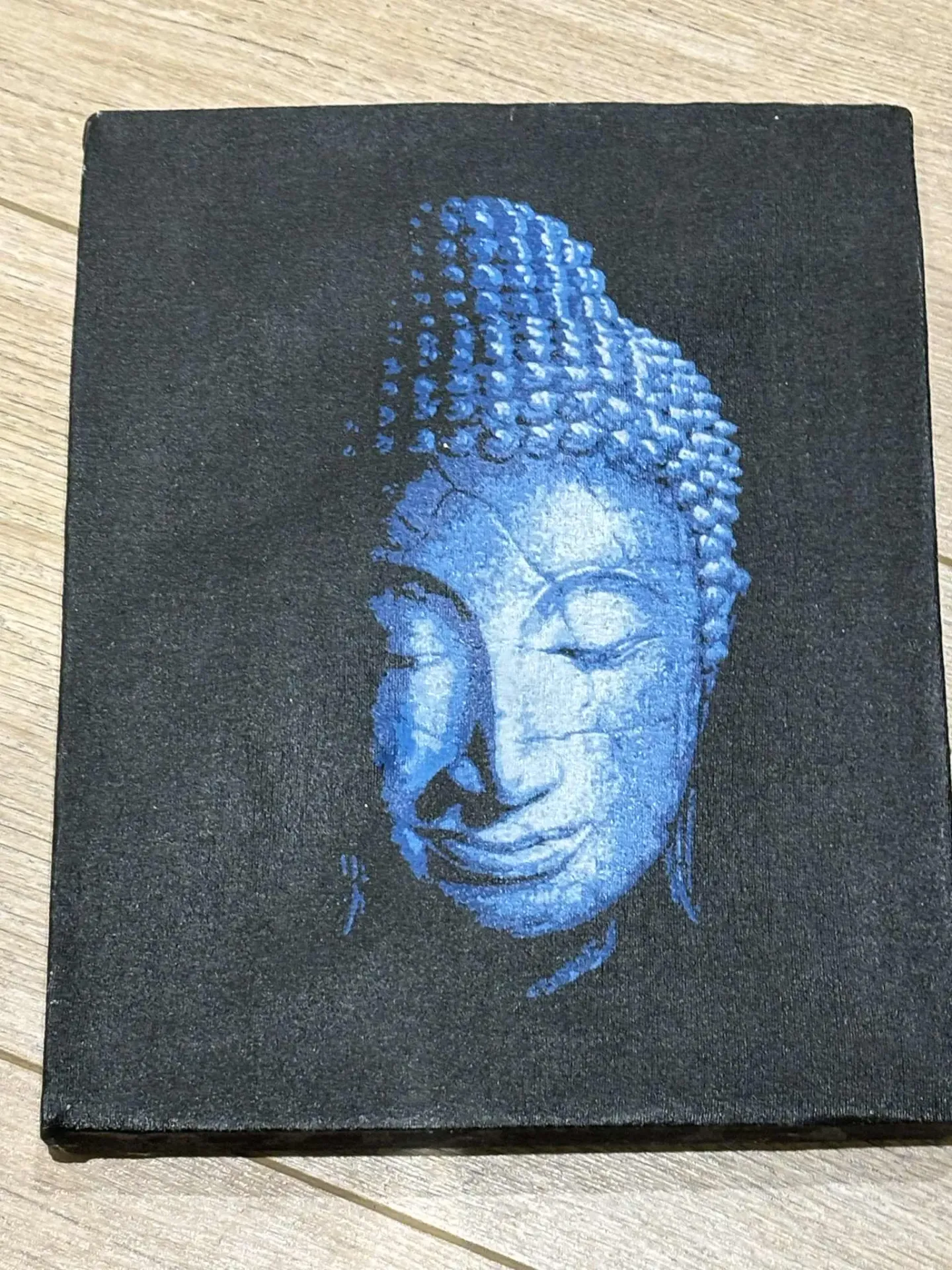 Cadre Bouddha bleu