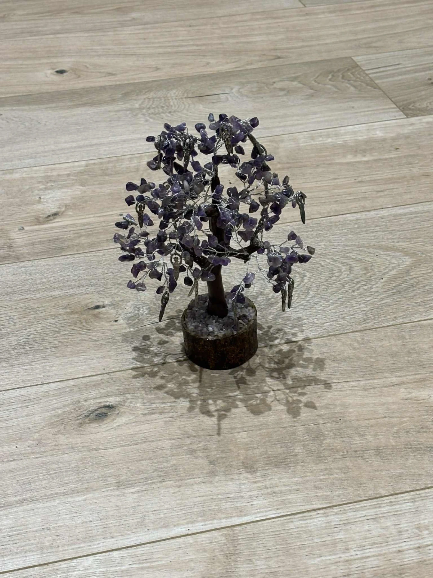 Arbre de vie en améthyste & breloques