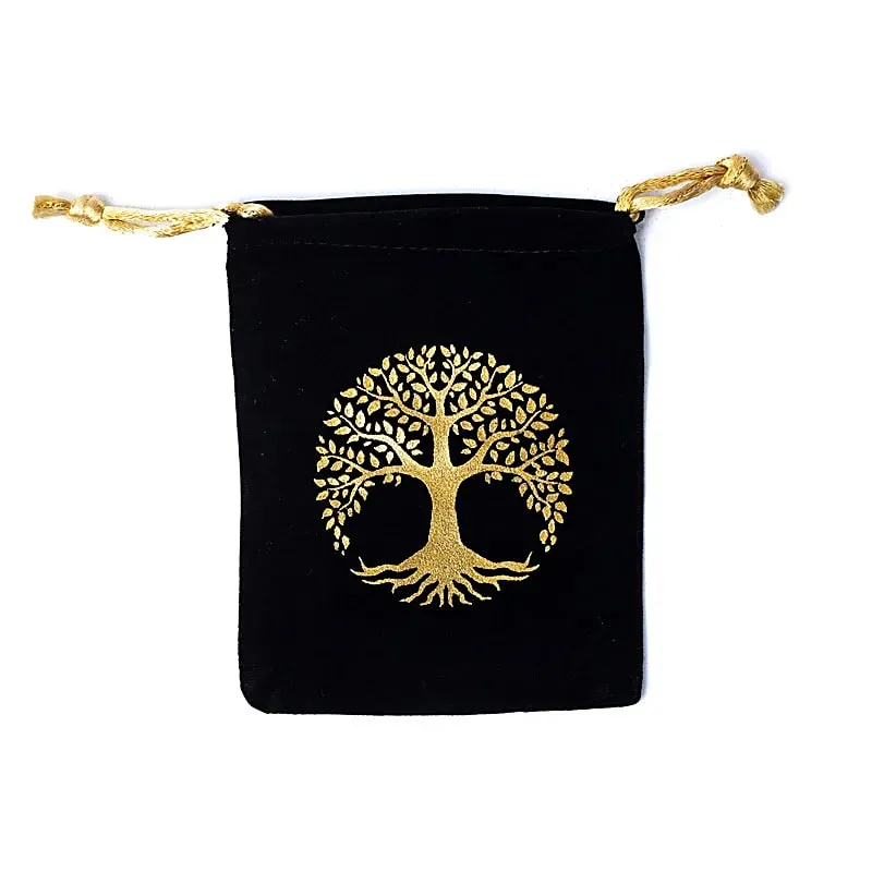 Pochette velours Arbre de Vie