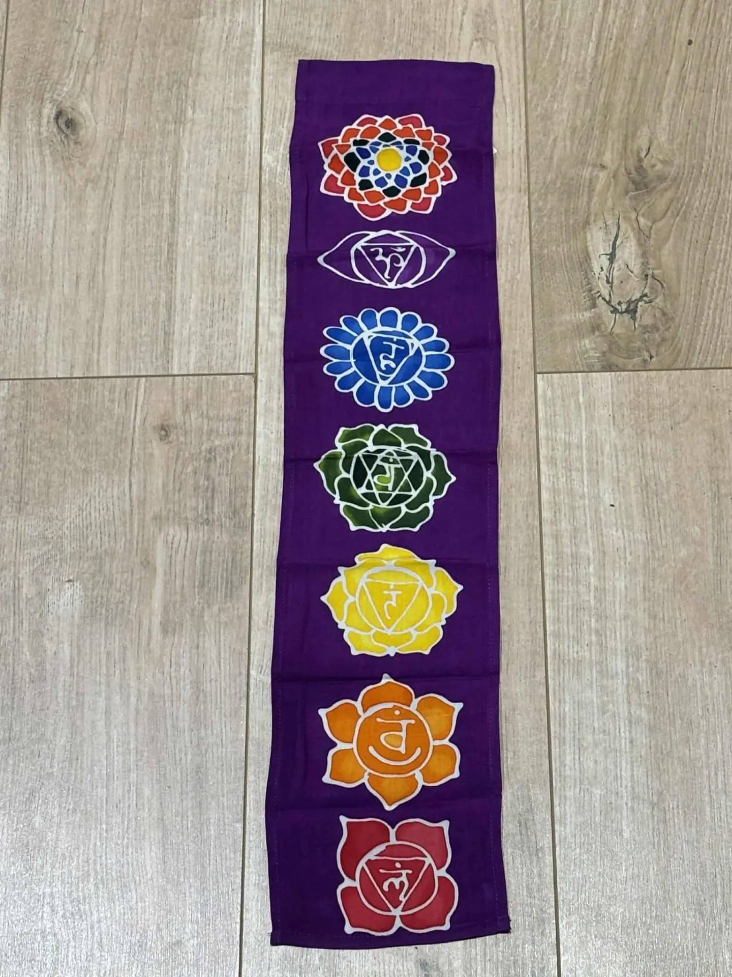Tissus chakras violet
