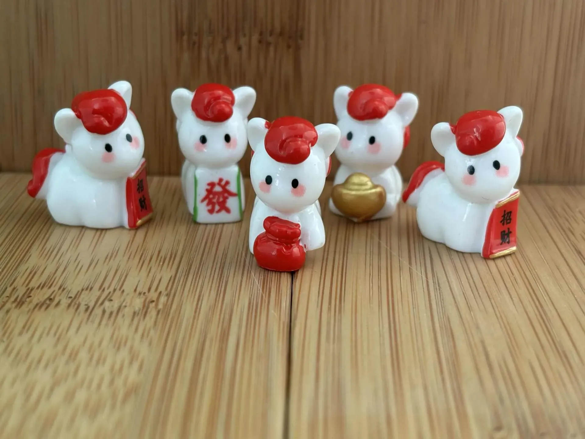 Mini statue cheval fantaisie