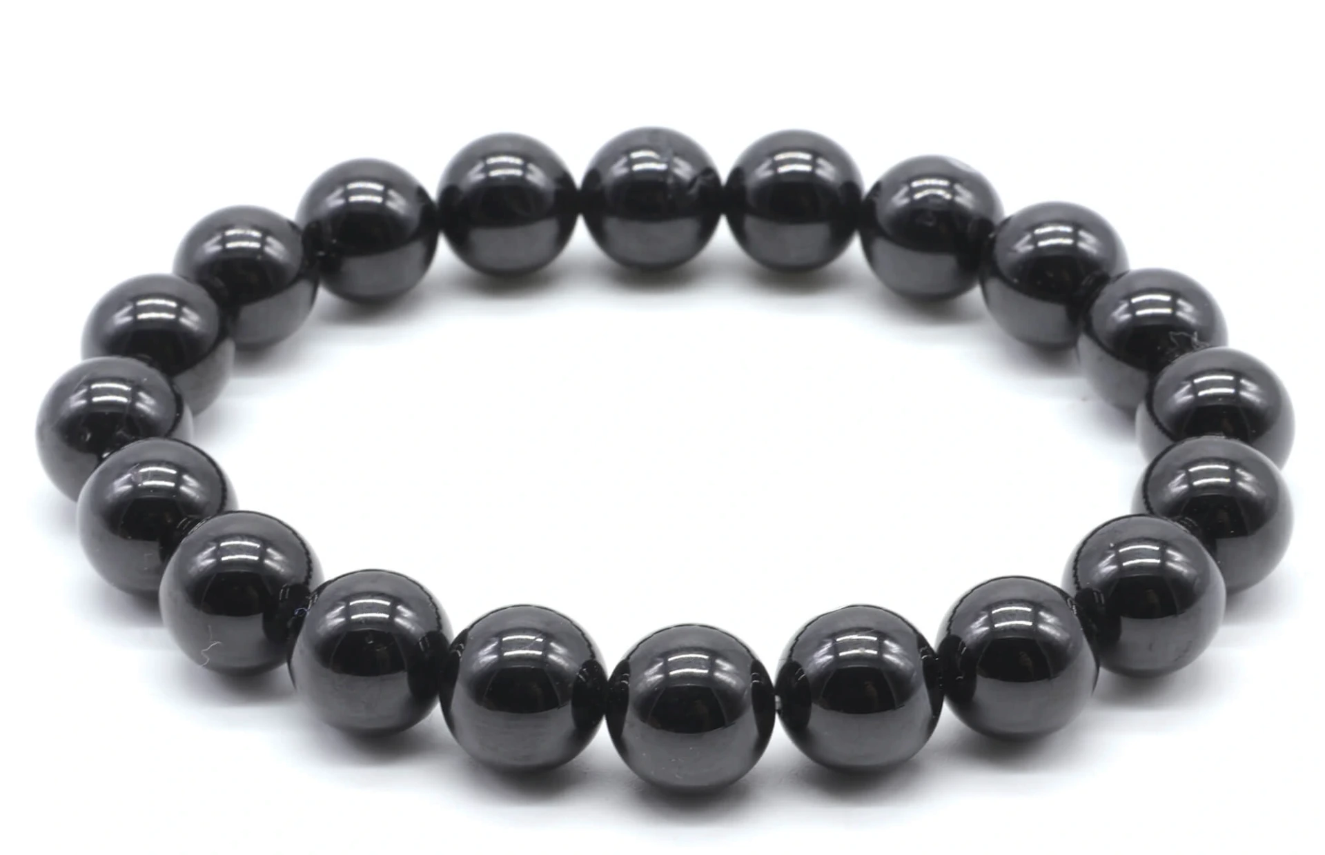 Bracelet Spinelle noire 10mm