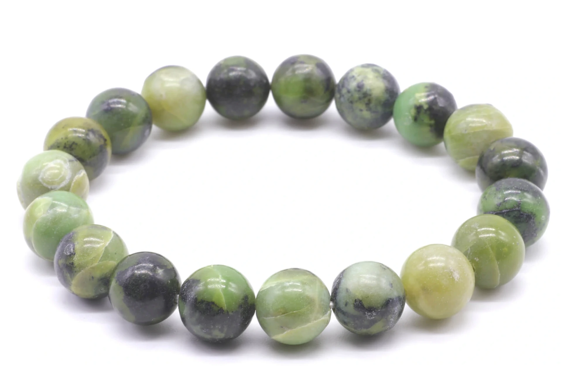 Bracelet Jade Néphrite 10mm