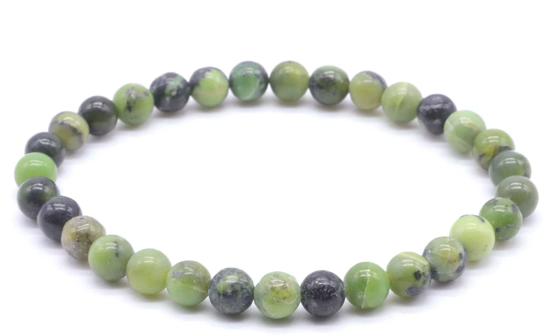 Bracelet Jade Néphrite 6mm