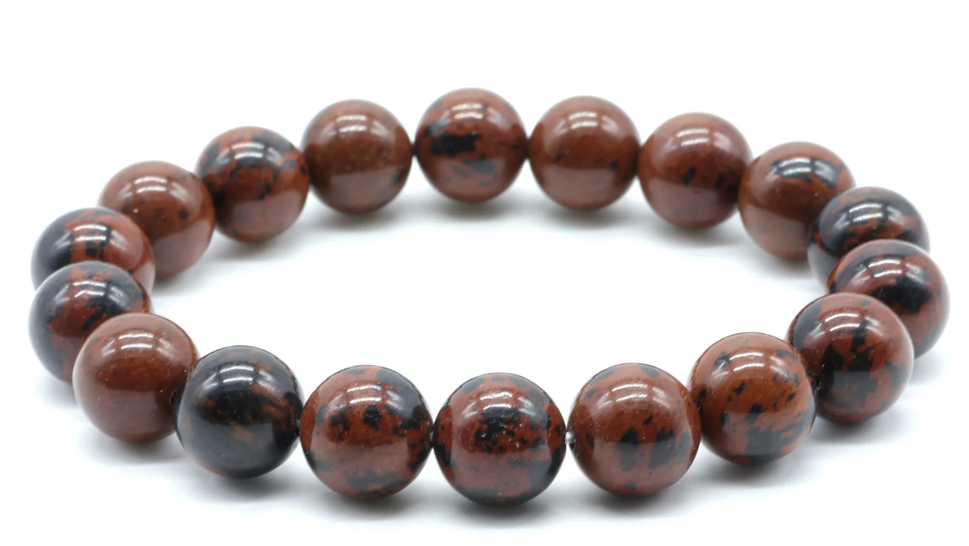 Bracelet Obsidienne Mahogany 10mm
