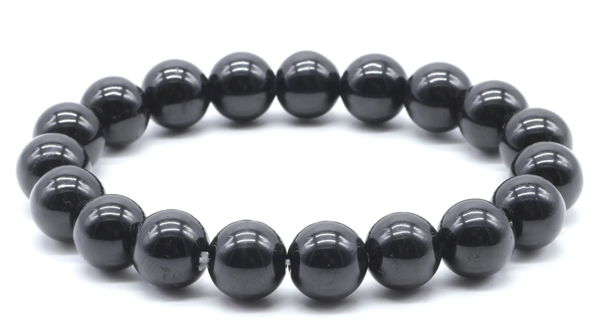 Bracelet Tourmaline Noire 10mm
