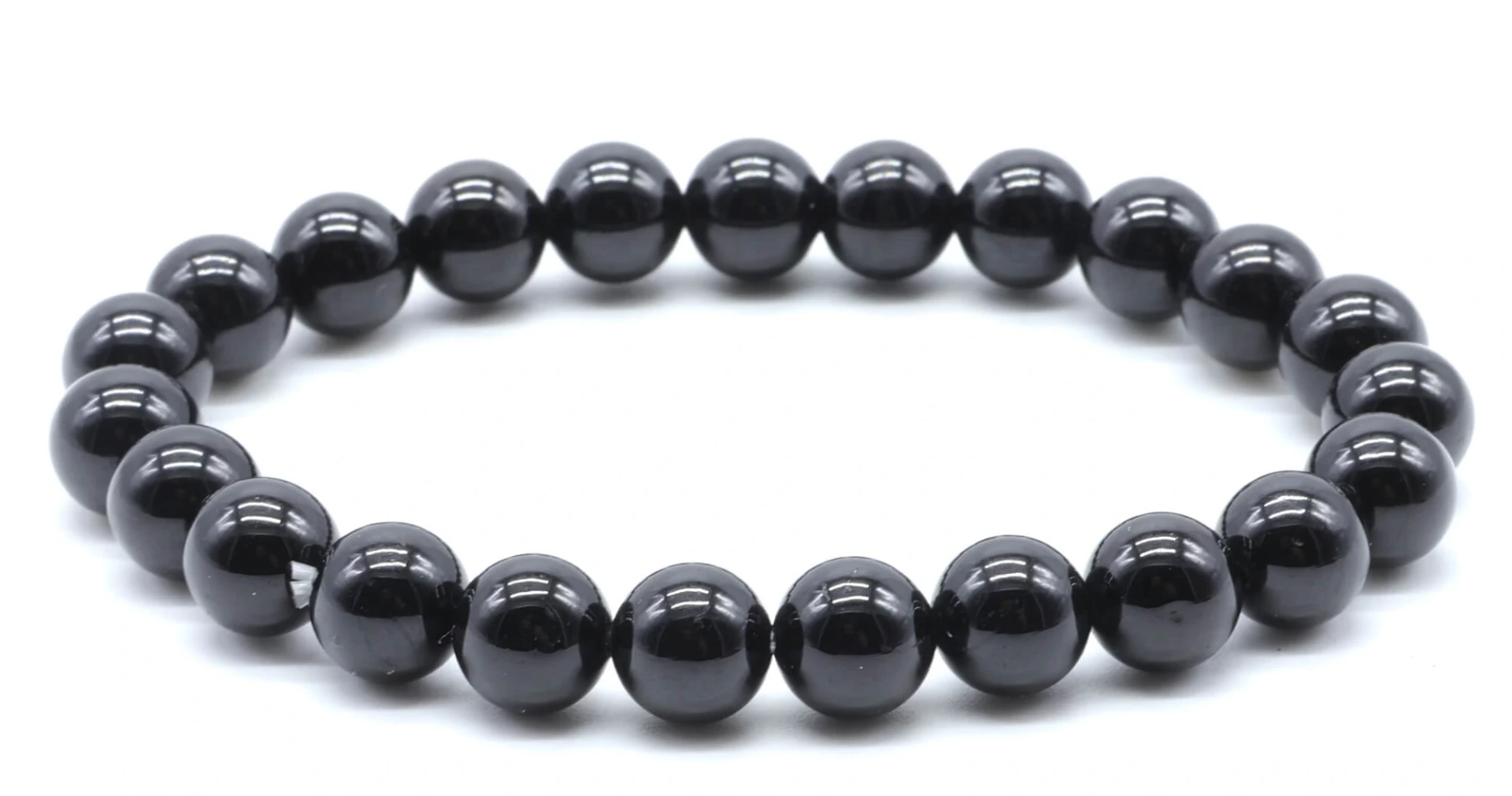 Bracelet Tourmaline Noire 8mm