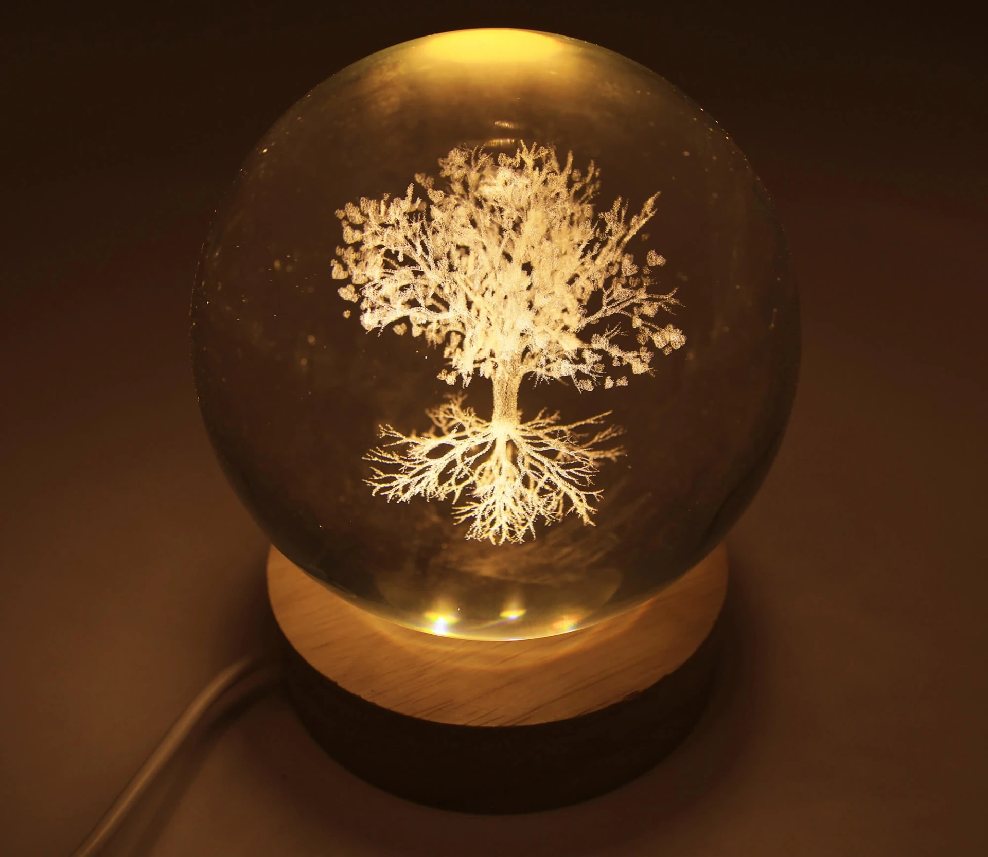 Veilleuse Verre Arbre de Vie M