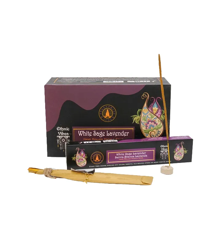 Encens Sauge Blanche & Lavande Ethnic Vibes