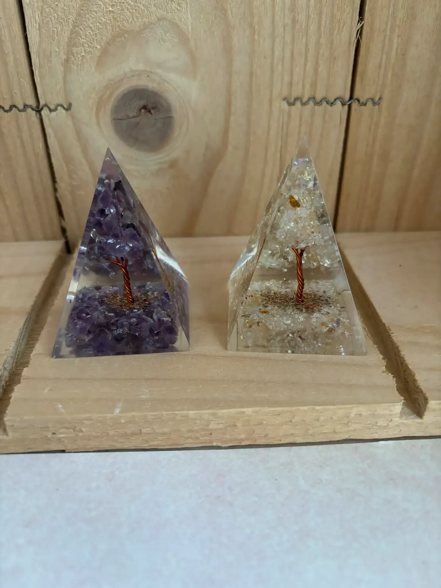 Pyramide en orgonite