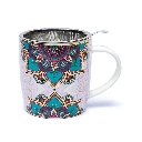 Tasse infuseur Mandala turquoise