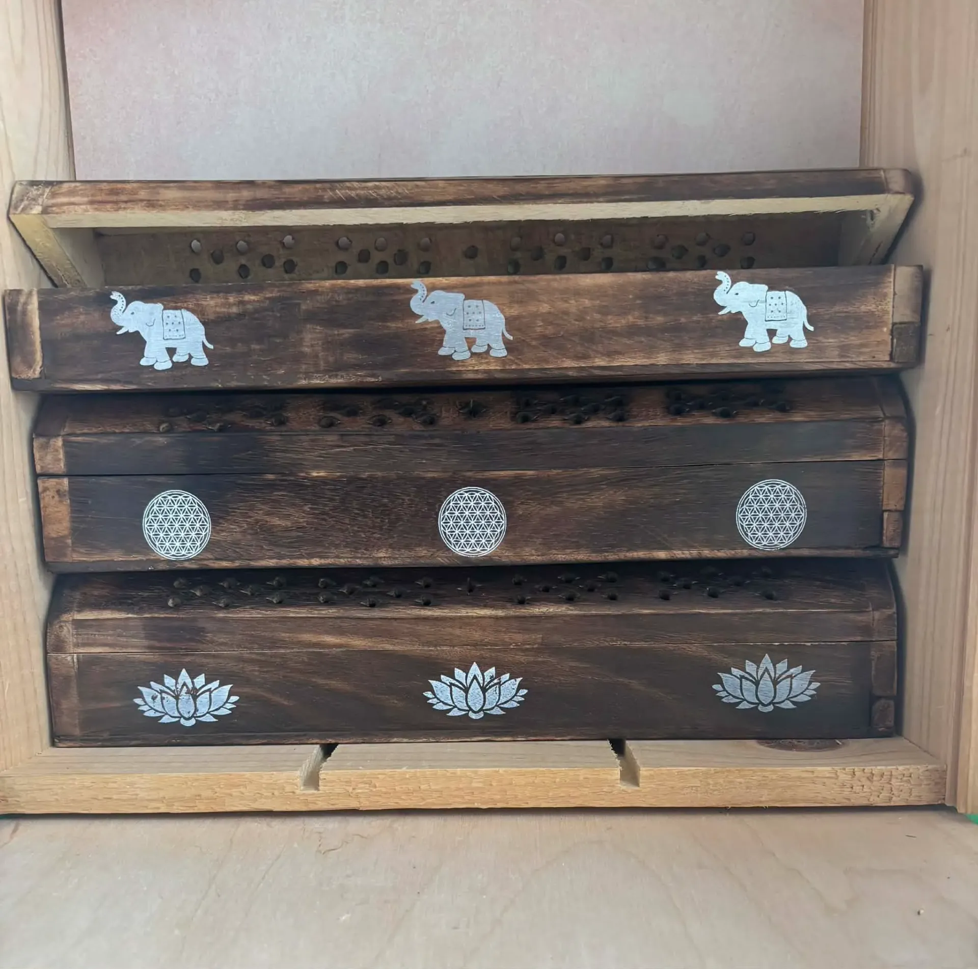 Porte encens Coffret