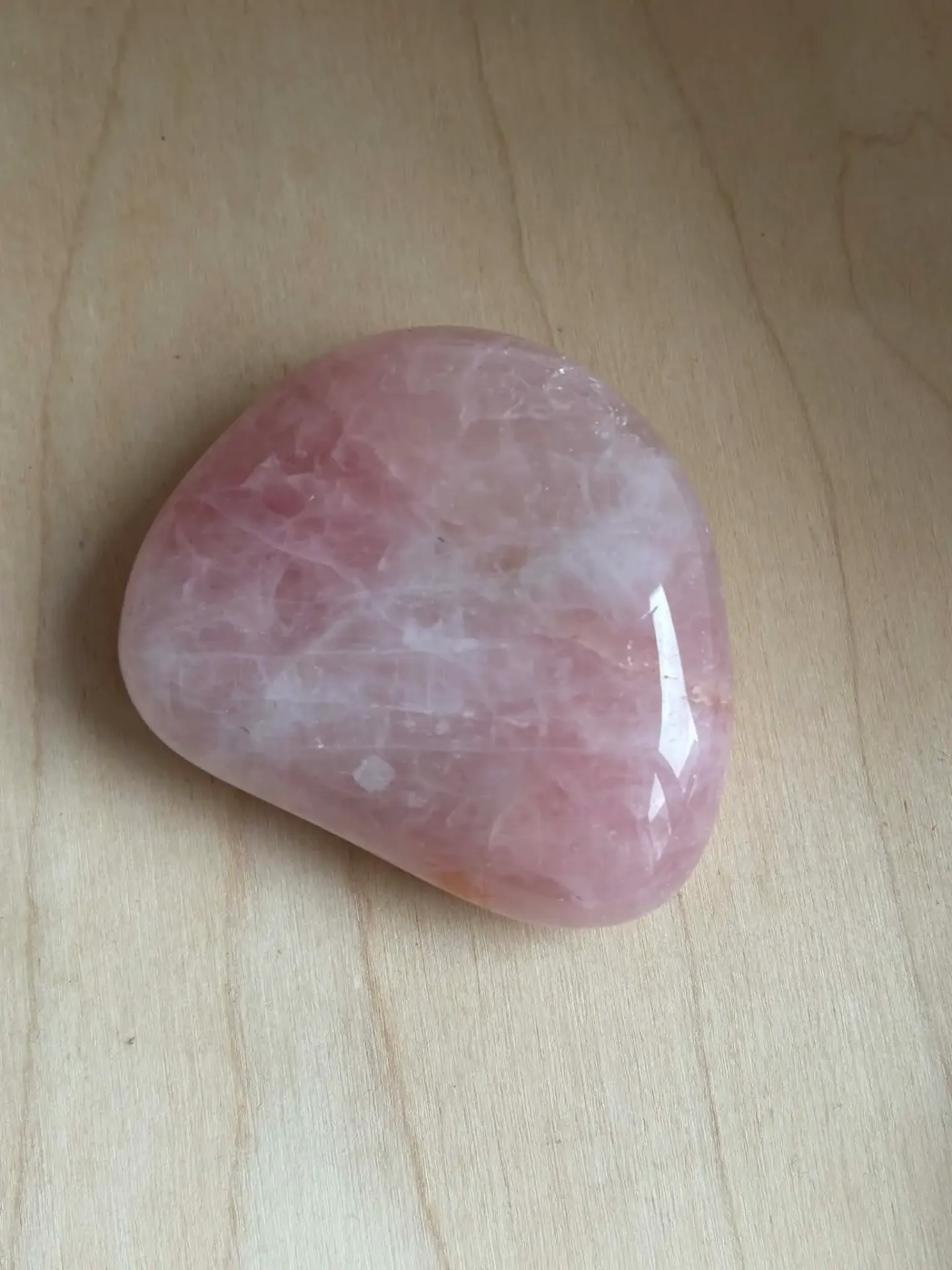 Quartz rose galet