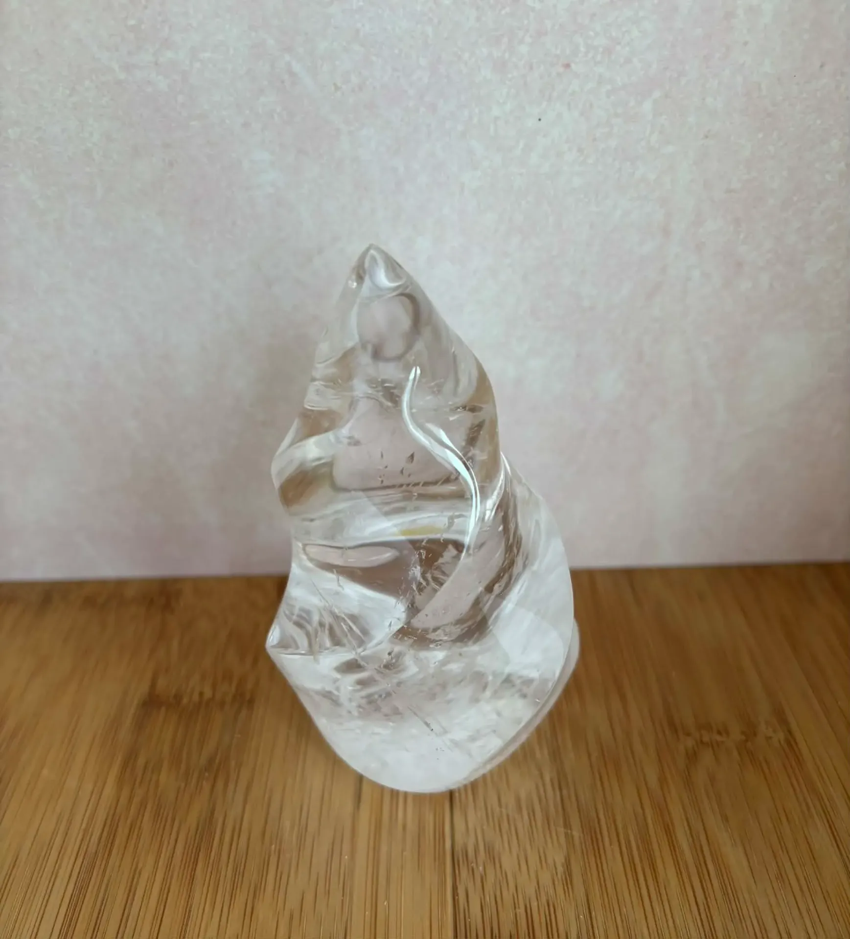 Cristal de roche flamme