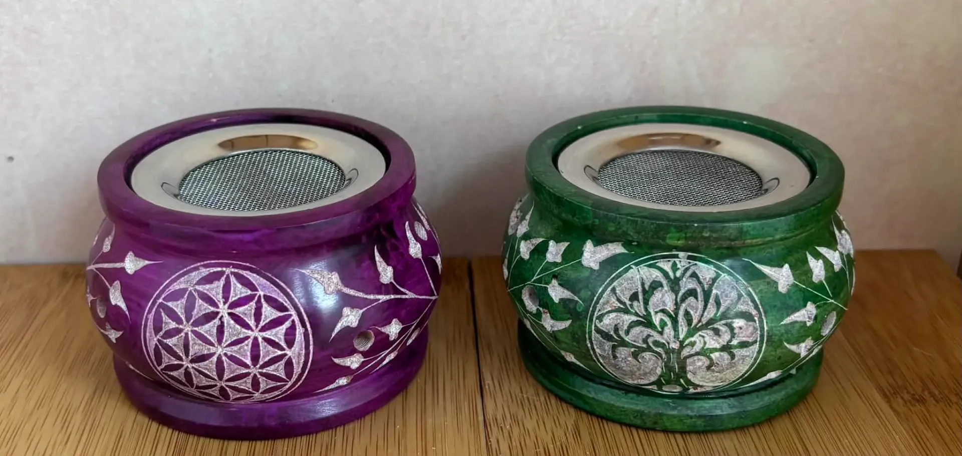 Porte charbon en pierre de savon