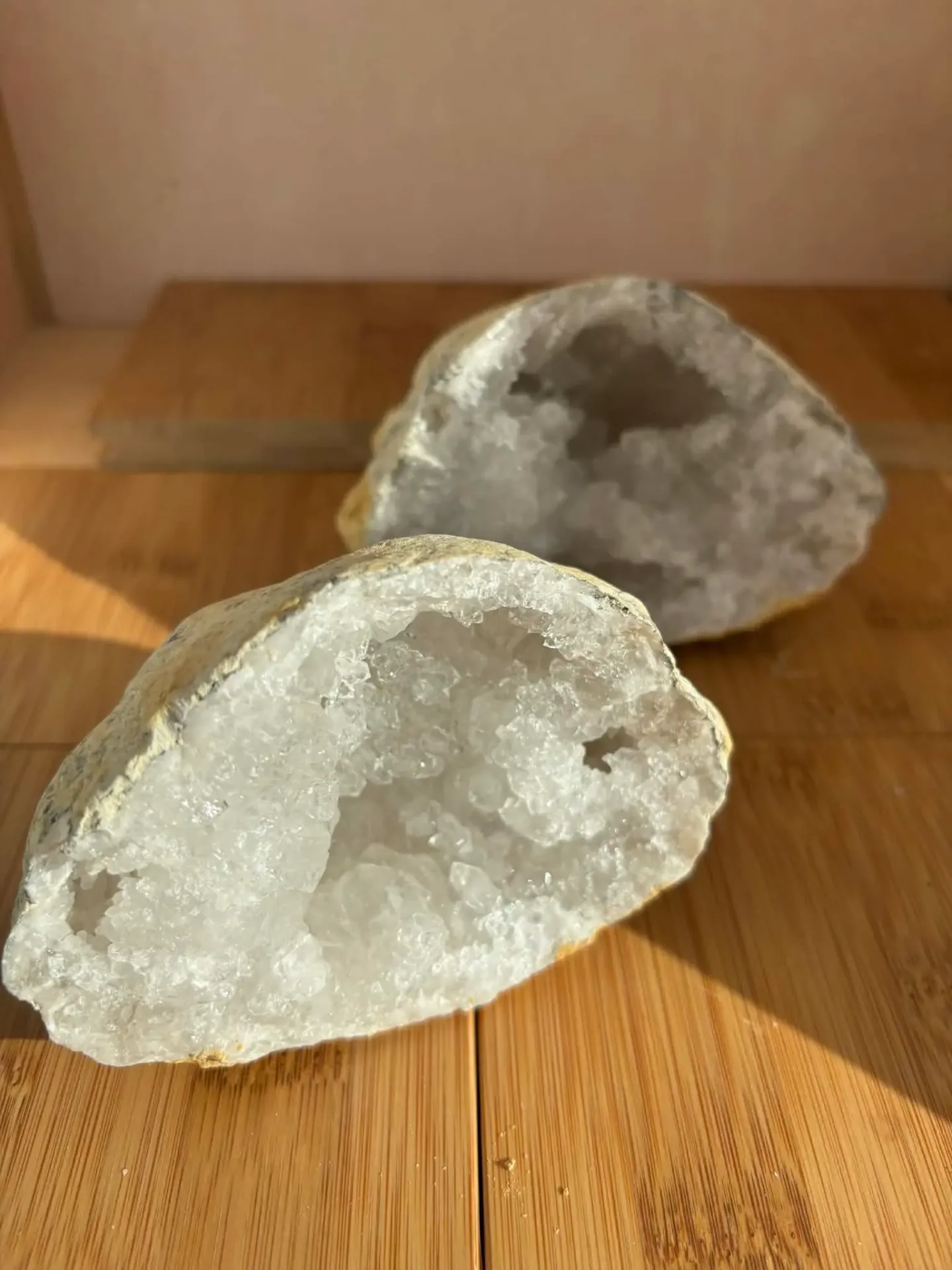 Cristal de roche géode