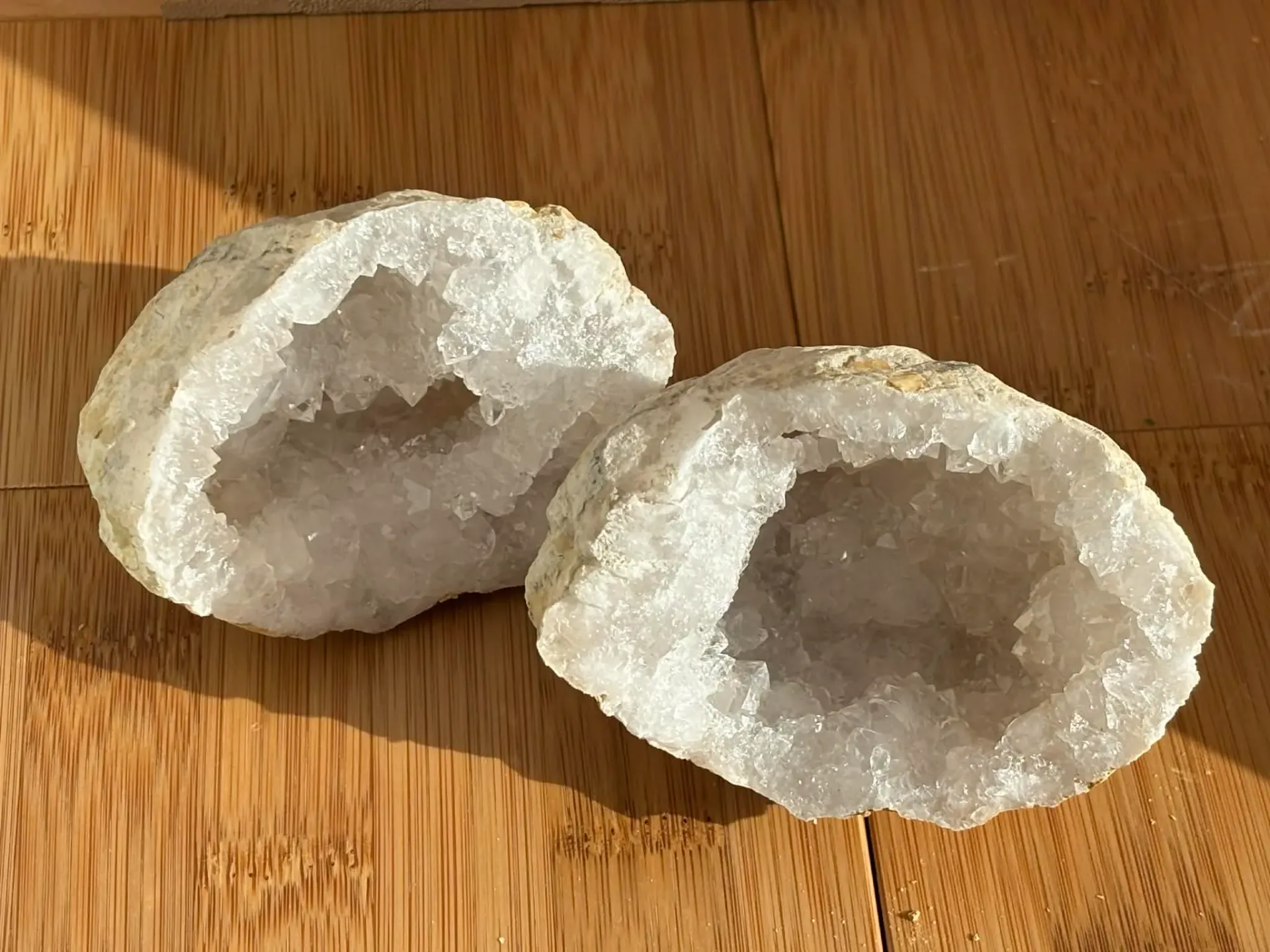 Cristal de roche géode