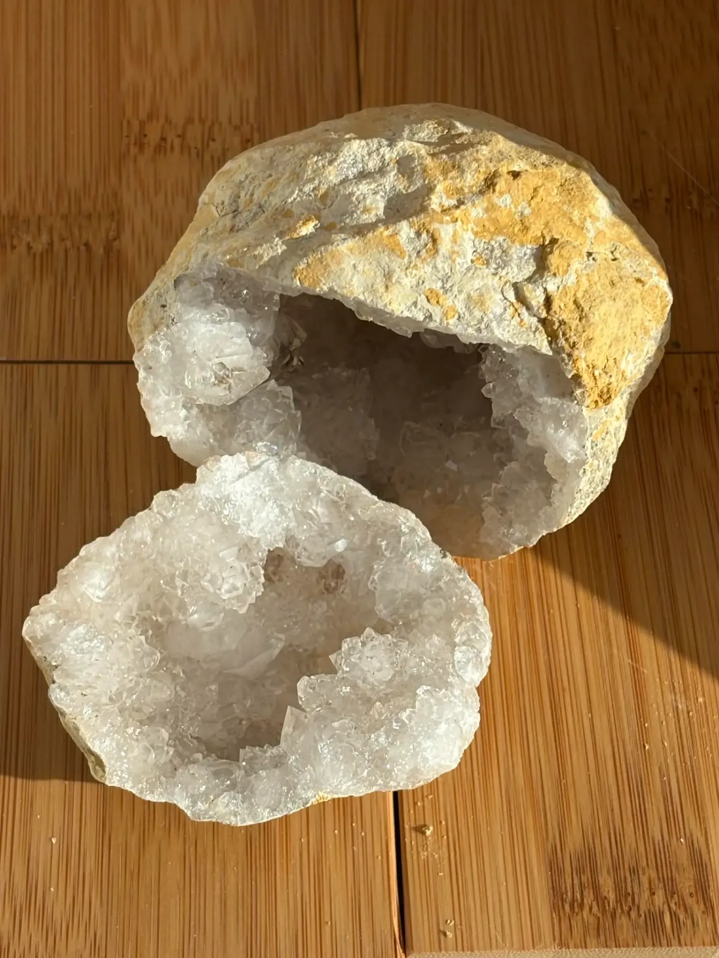 Cristal de roche géode