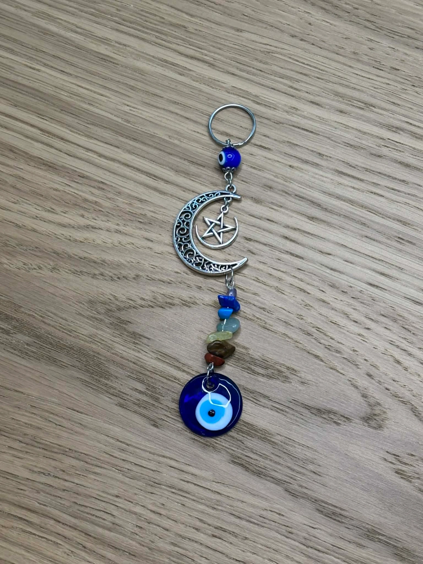 Porte-clés Œil protection & chakras