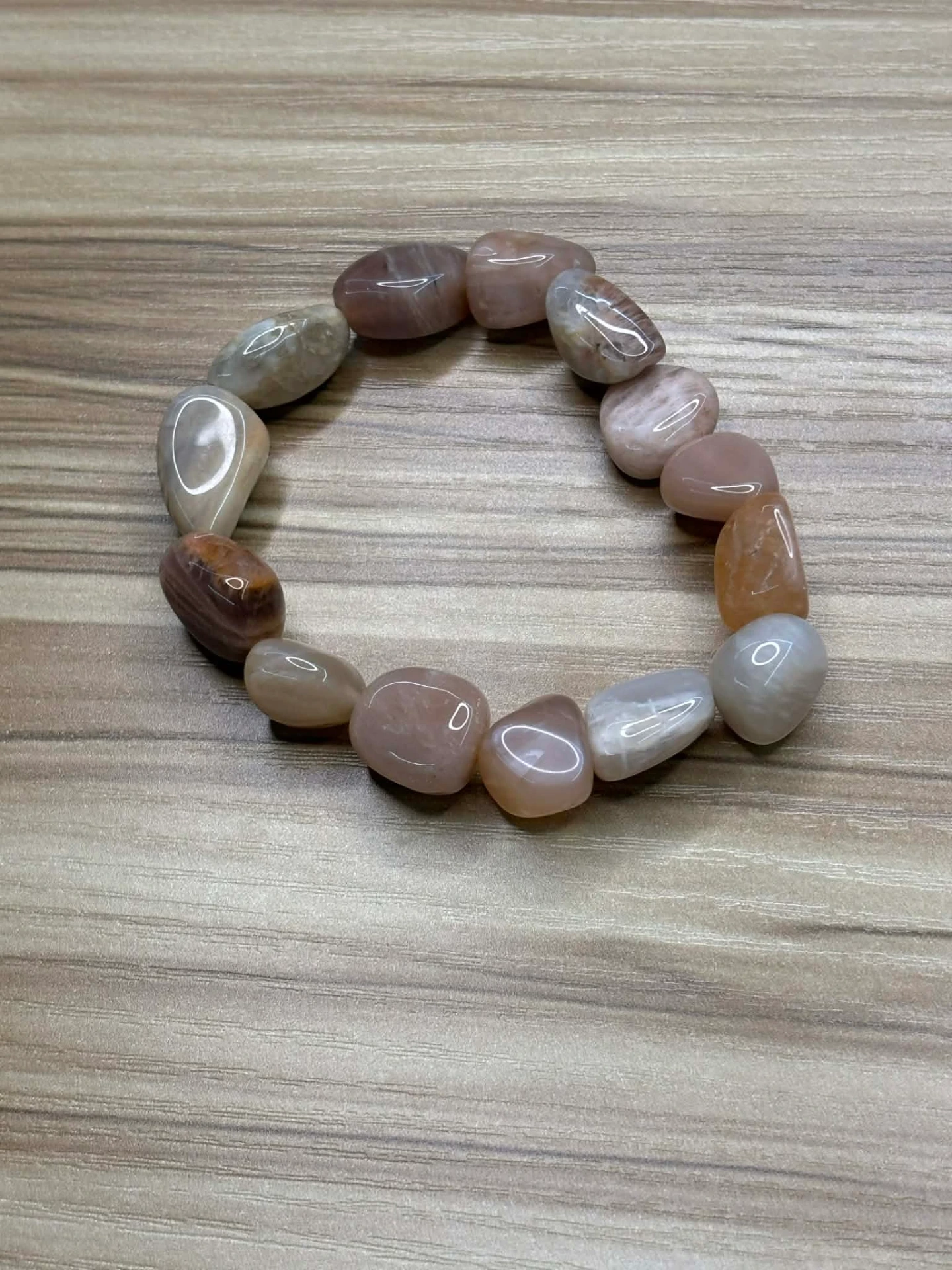 Bracelet Pierre de Lune Multi nuggets